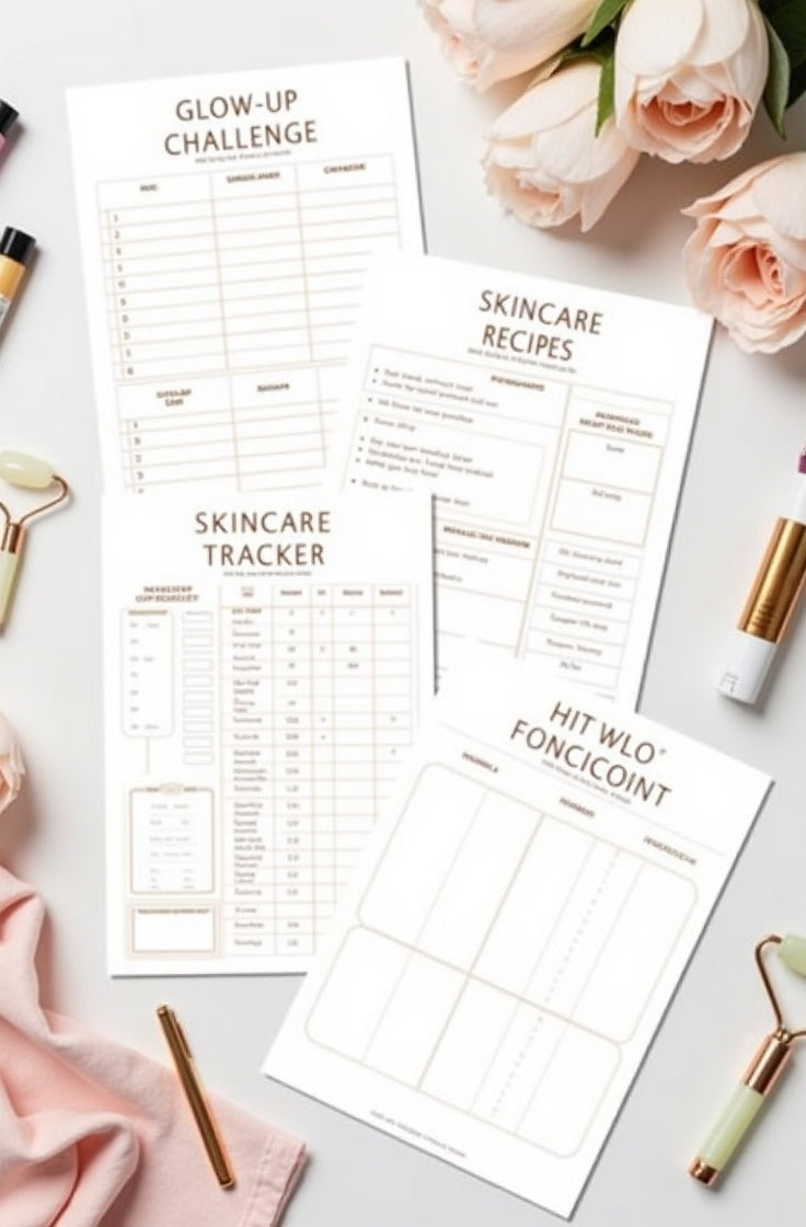 4 Printable Guides for Skincare, Makeup & Glow-Up